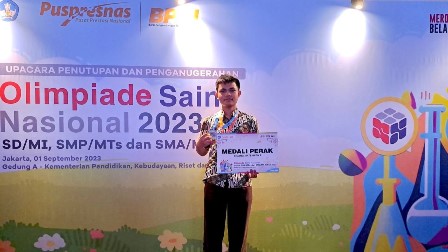 IQBAL SUKSES RAIH MEDALI PERAK OSN TINGKAT NASIONAL 2023