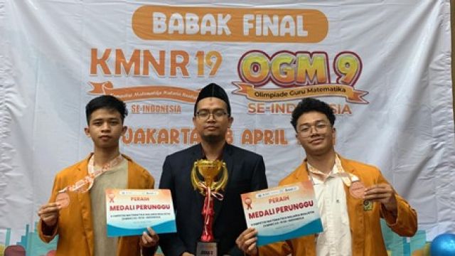 SMA MUHI BORONG 3 MEDALI PERUNGGU LOMBA MATEMATIKA TINGKAT NASIONAL