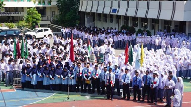 SMA MUHI GELAR DOA BERSAMA & AKSI BELA PALESTINA