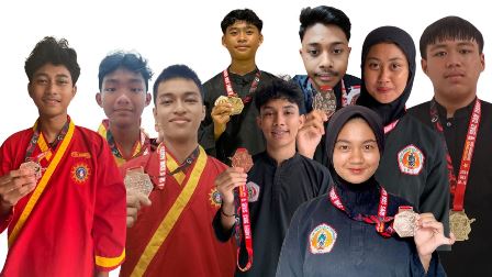 BERSINAR SMA MUHI BORONG JUARA DI KEJUARAAN PENCAK SILAT RADEN MAS SAID V CHAMPIONSHIP